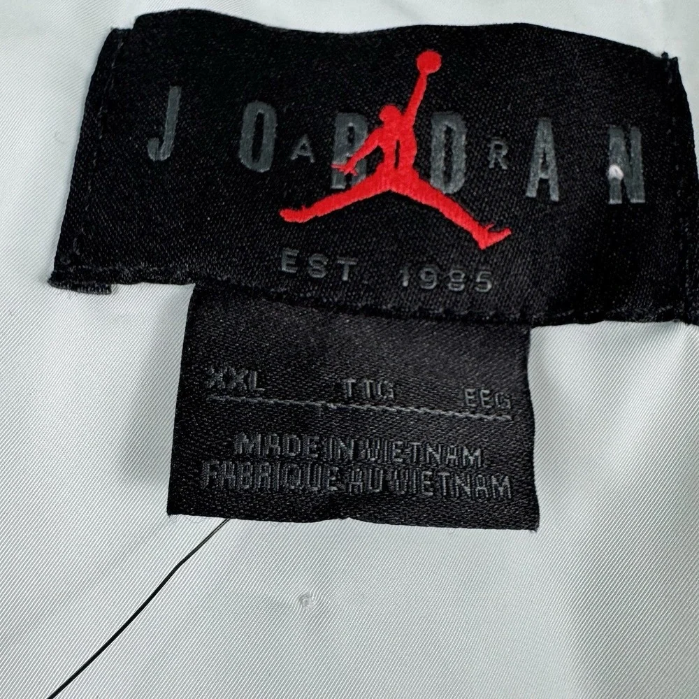 Jordan Light Blue Therma Fit Snap Zip Mens Vest 2XL HQ8823-394 NWT